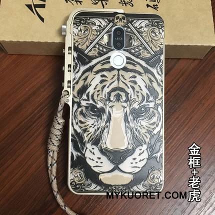 Kuori Huawei Mate 10 Laukut Musta Murtumaton, Kotelo Huawei Mate 10 Metalli Trendi Puhelimen Kuoret