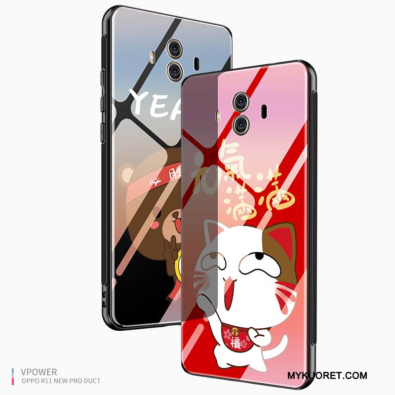 Kuori Huawei Mate 10 Laukut Persoonallisuus Jauhe, Kotelo Huawei Mate 10 Luova Lasi Puhelimen Kuoret