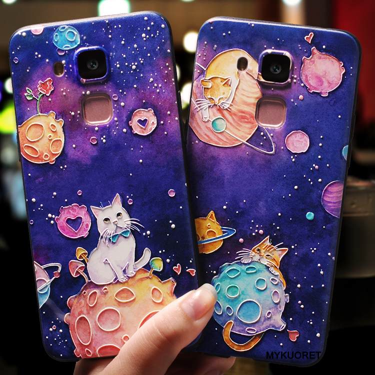 Kuori Huawei Mate 10 Lite Laukut Murtumaton Violetti, Kotelo Huawei Mate 10 Lite Luova Puhelimen Kuoret Ihana