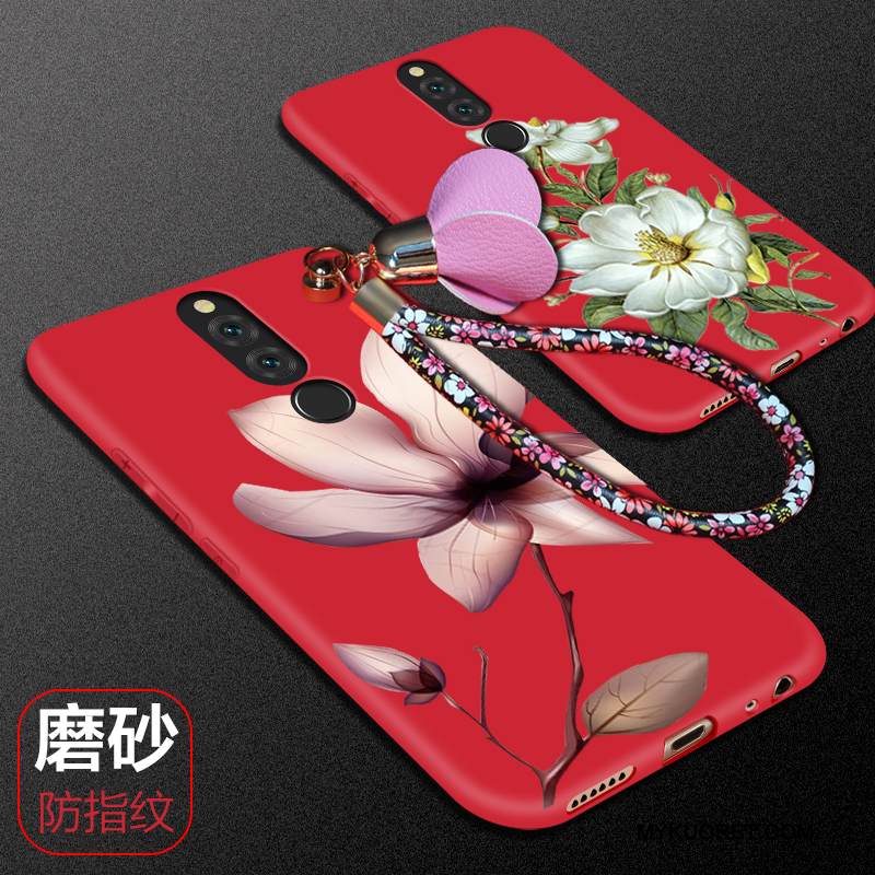 Kuori Huawei Mate 10 Lite Laukut Punainen Murtumaton, Kotelo Huawei Mate 10 Lite Suojaus Puhelimen Kuoret