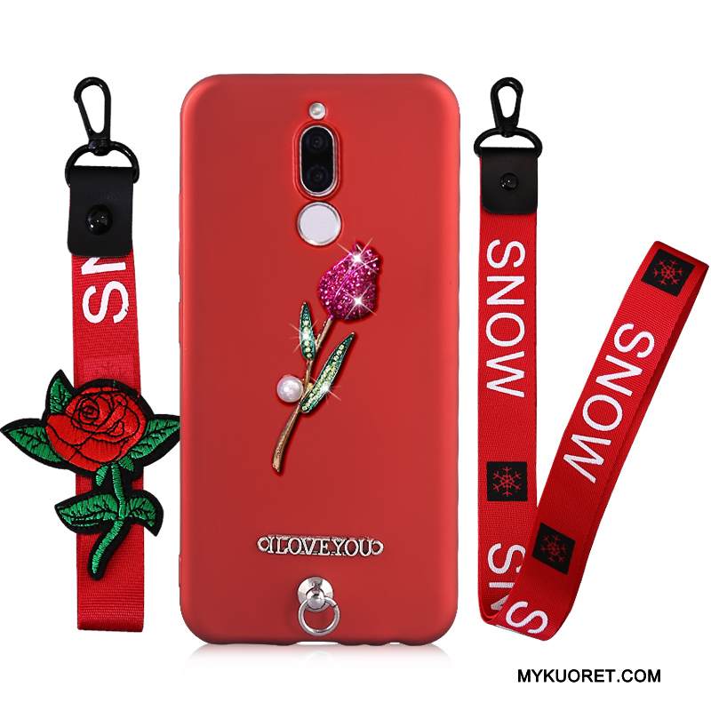 Kuori Huawei Mate 10 Lite Pehmeä Neste Murtumaton Punainen, Kotelo Huawei Mate 10 Lite Silikoni Puhelimen Kuoret