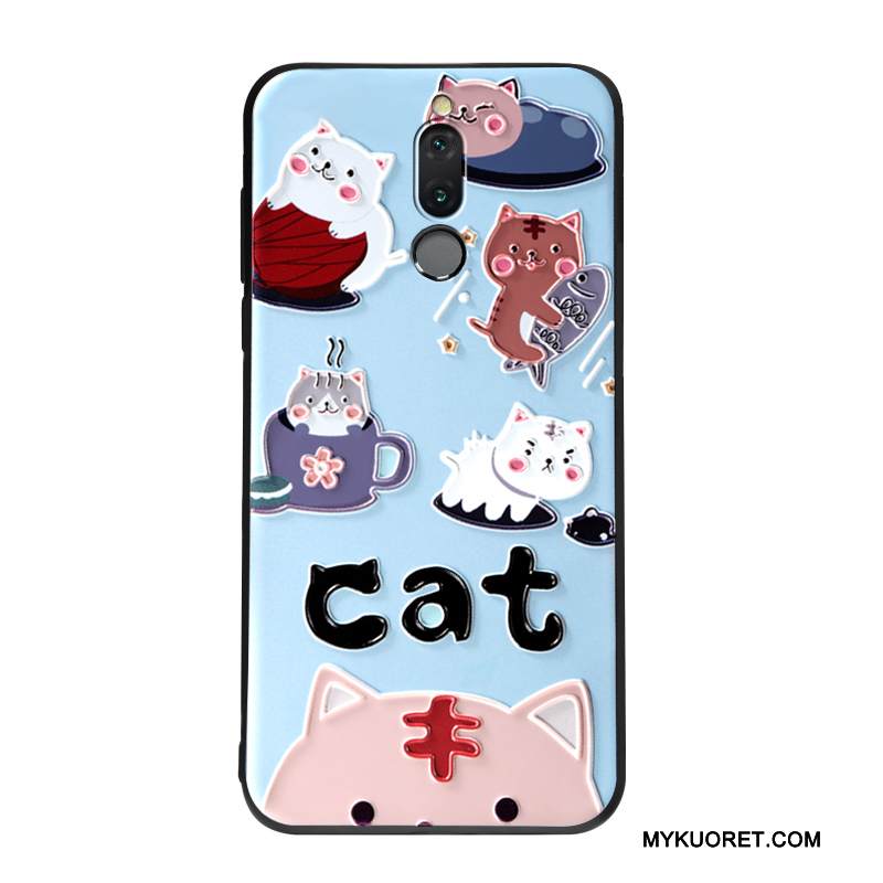 Kuori Huawei Mate 10 Lite Silikoni Sininen Puhelimen Kuoret, Kotelo Huawei Mate 10 Lite Laukut