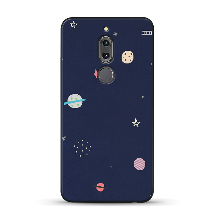 Kuori Huawei Mate 10 Lite Silikoni Yksinkertainen Puhelimen Kuoret, Kotelo Huawei Mate 10 Lite Pehmeä Neste 说 Tähtitaivas