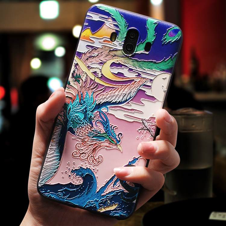 Kuori Huawei Mate 10 Luova Etninen Puhelimen Kuoret, Kotelo Huawei Mate 10 Pehmeä Neste Jauhe Kiinalainen Tyyli