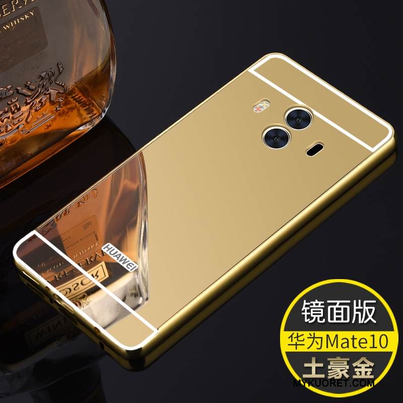 Kuori Huawei Mate 10 Metalli Takakansi Peili, Kotelo Huawei Mate 10 Suojaus Puhelimen Kuoret Murtumaton
