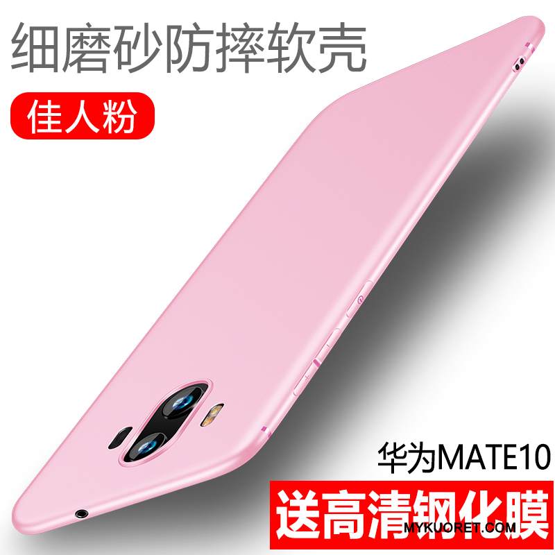 Kuori Huawei Mate 10 Pehmeä Neste Ohut Puhelimen Kuoret, Kotelo Huawei Mate 10 Suojaus Pesty Suede Ultra
