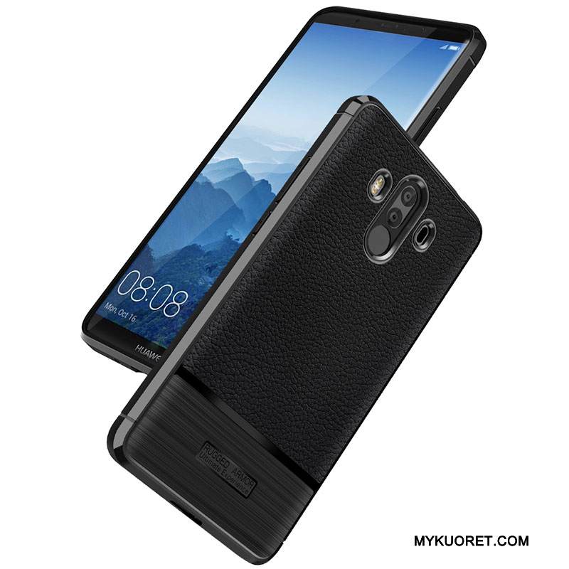 Kuori Huawei Mate 10 Pro Laukut Puhelimen Kuoret Musta, Kotelo Huawei Mate 10 Pro Suojaus Murtumaton