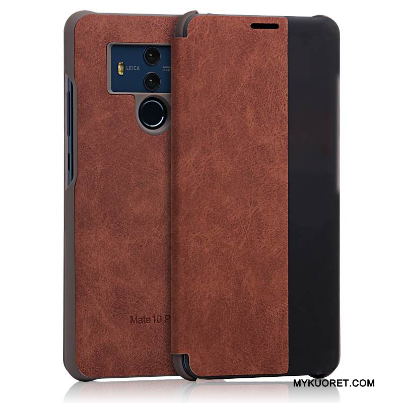 Kuori Huawei Mate 10 Pro Nahka Liiketoiminta Puhelimen Kuoret, Kotelo Huawei Mate 10 Pro Kuoret Murtumaton