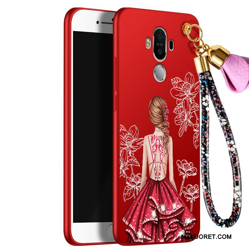 Kuori Huawei Mate 10 Pro Pehmeä Neste Punainen Murtumaton, Kotelo Huawei Mate 10 Pro Laukut Puhelimen Kuoret