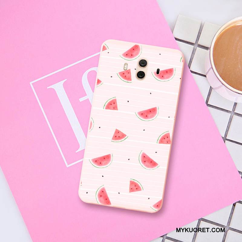 Kuori Huawei Mate 10 Silikoni Kustannukset Ihana, Kotelo Huawei Mate 10 Pehmeä Neste Pesty Suede Pieni