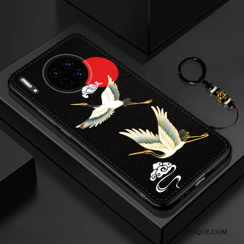 Kuori Huawei Mate 30 Laukut Niitti Kiinalainen Tyyli, Kotelo Huawei Mate 30 Kohokuviointi Persoonallisuus Trendi