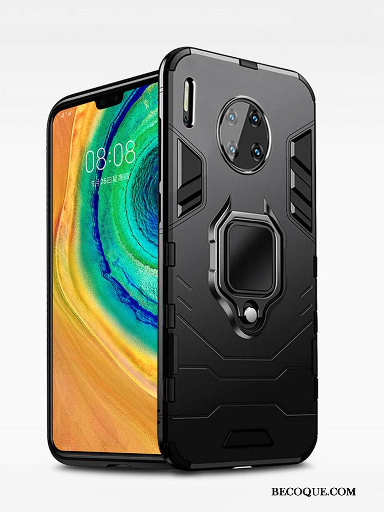 Kuori Huawei Mate 30 Laukut Trendi Puhelimen Kuoret, Kotelo Huawei Mate 30 Suojaus Murtumaton Musta