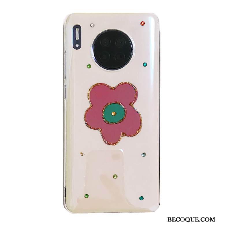 Kuori Huawei Mate 30 Pehmeä Neste Murtumaton Pieni, Kotelo Huawei Mate 30 Kukka- Uusi Ohut