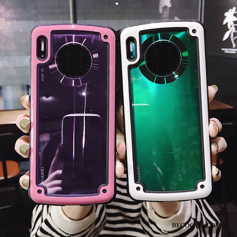 Kuori Huawei Mate 30 Pro Laukut Murtumaton Yksinkertainen, Kotelo Huawei Mate 30 Pro Pehmeä Neste Jauhe Kehys
