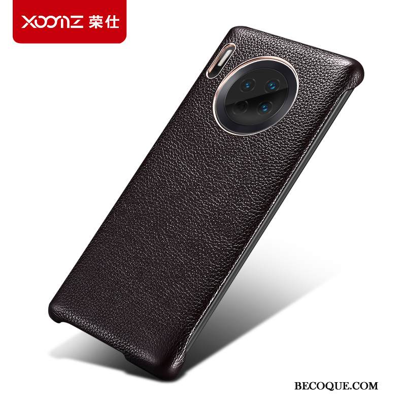 Kuori Huawei Mate 30 Pro Nahka Uusi Puhelimen Kuoret, Kotelo Huawei Mate 30 Pro Suojaus Ohut Persoonallisuus
