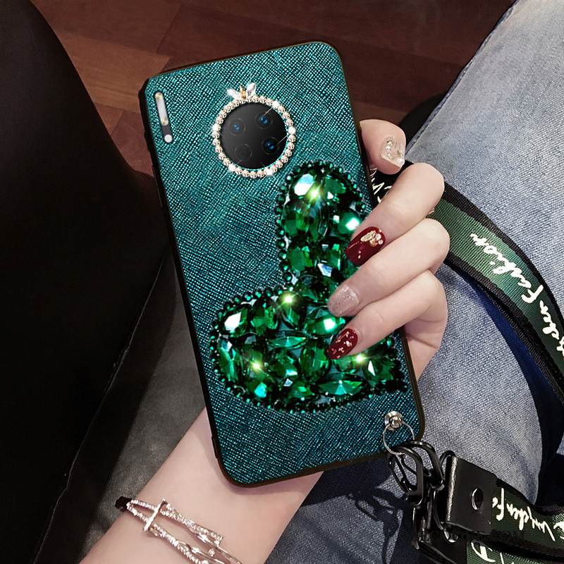 Kuori Huawei Mate 30 Pro Tila Puhelimen Kuoret Vihreä, Kotelo Huawei Mate 30 Pro Luova Net Red Tide-brändi