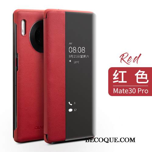 Kuori Huawei Mate 30 Pro Tila Windows Ohut, Kotelo Huawei Mate 30 Pro Suojaus Puhelimen Kuoret Murtumaton
