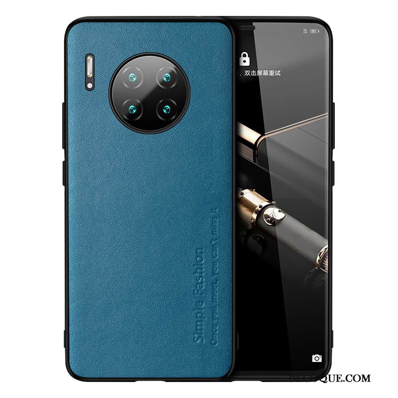 Kuori Huawei Mate 30 Suojaus Liiketoiminta Trendi, Kotelo Huawei Mate 30 Nahka Ohut Lehmä