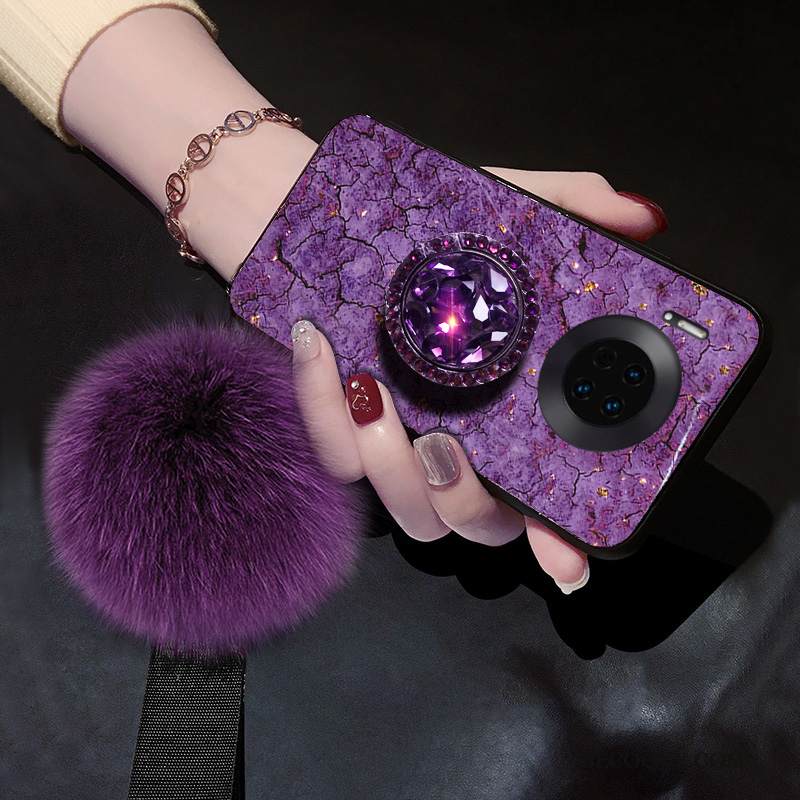 Kuori Huawei Mate 30 Suojaus Trendi Kukkakuvio, Kotelo Huawei Mate 30 Laukut Puhelimen Kuoret Murtumaton