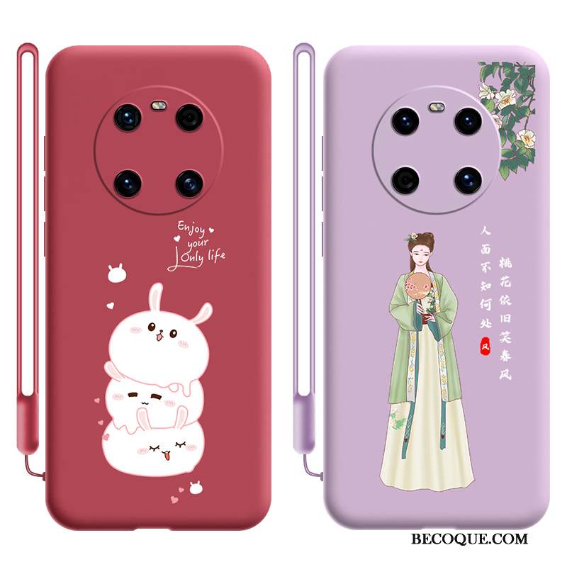 Kuori Huawei Mate 40 Laukut Murtumaton Ultra, Kotelo Huawei Mate 40 Silikoni Puhelimen Kuoret Punainen