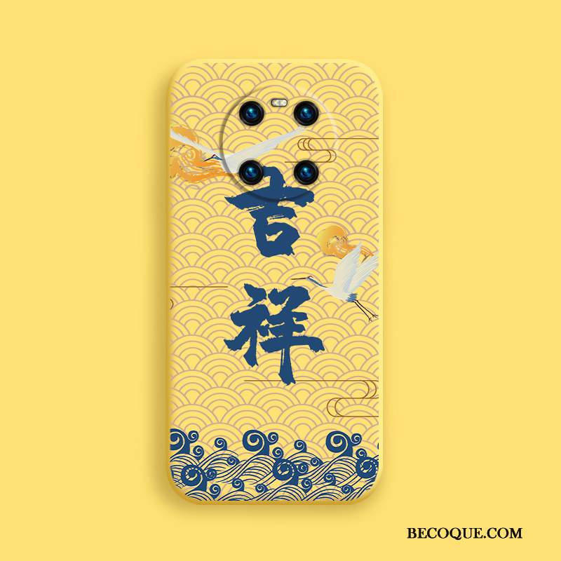 Kuori Huawei Mate 40 Laukut Persoonallisuus Keltainen, Kotelo Huawei Mate 40 Silikoni Rakastunut Puhelimen Kuoret