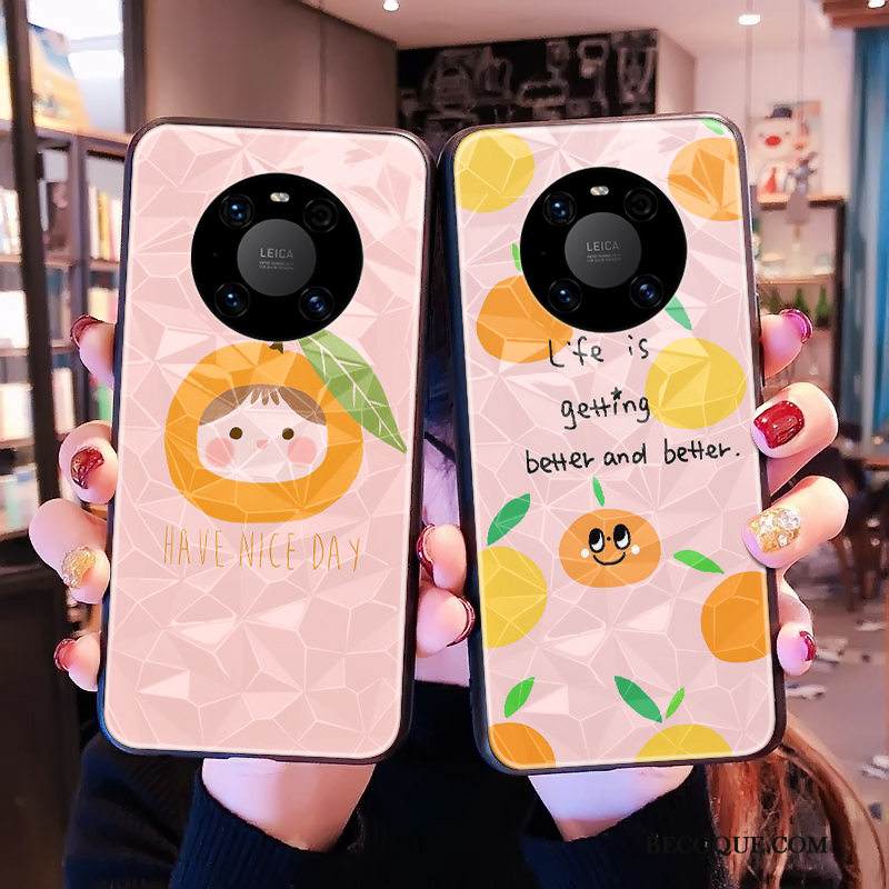 Kuori Huawei Mate 40 Murtumaton Jauhe, Kotelo Huawei Mate 40 Kukkakuvio Pieni