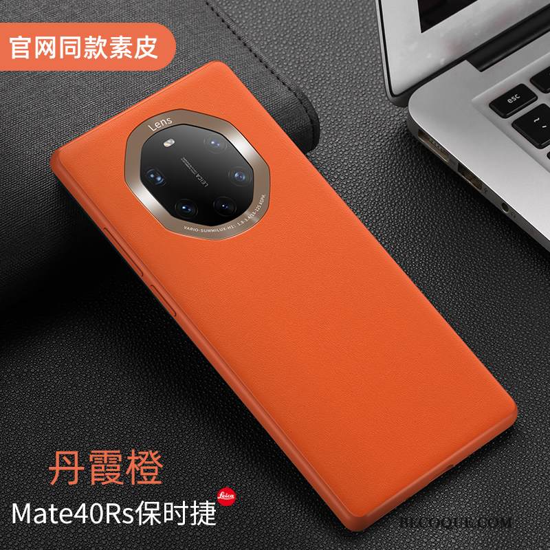 Kuori Huawei Mate 40 Rs Silikoni Puhelimen Kuoret Ohut, Kotelo Huawei Mate 40 Rs Suojaus Ultra Oranssi