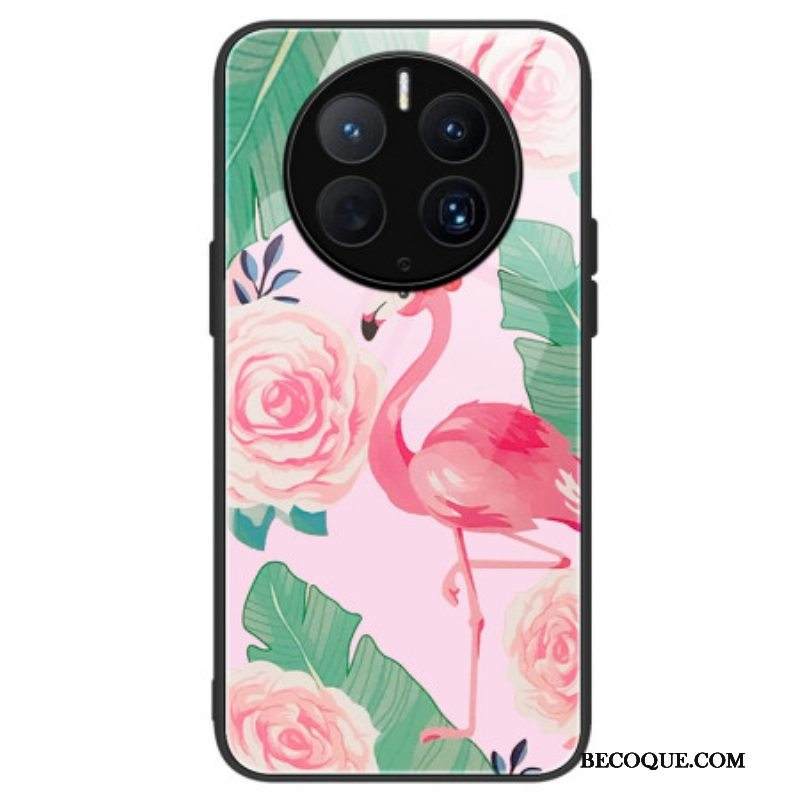 Kuori Huawei Mate 50 Pro Flamingo Karkaistu Lasi