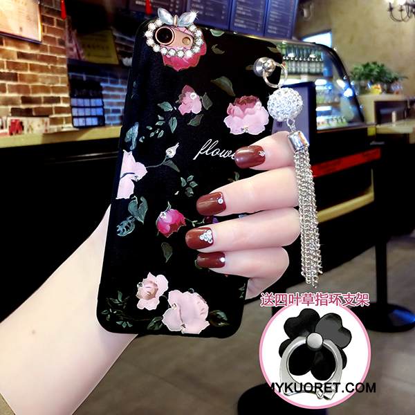 Kuori Huawei Mate 8 Strassi Ripustettavat Koristeet Murtumaton, Kotelo Huawei Mate 8 Tuki Puhelimen Kuoret Musta