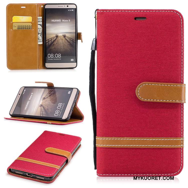 Kuori Huawei Mate 9 Kuoret Punainen Murtumaton, Kotelo Huawei Mate 9 Suojaus Puhelimen Kuoret