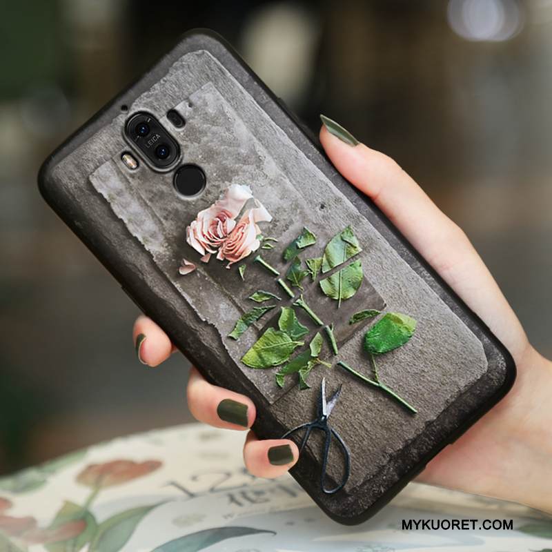 Kuori Huawei Mate 9 Luova Persoonallisuus Puhelimen Kuoret, Kotelo Huawei Mate 9 Suojaus Musta