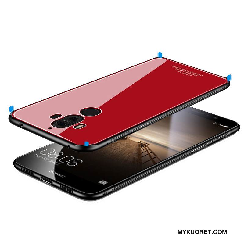 Kuori Huawei Mate 9 Luova Puhelimen Kuoret Persoonallisuus, Kotelo Huawei Mate 9 Metalli Punainen Trendi