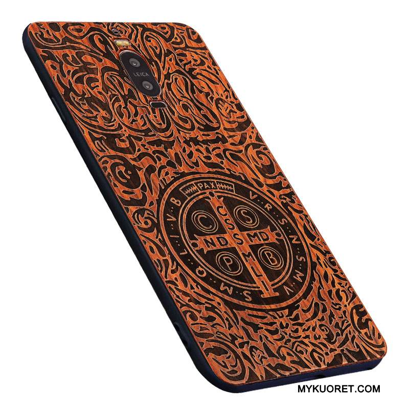 Kuori Huawei Mate 9 Massiivipuu Muokata Persoonallisuus, Kotelo Huawei Mate 9 Ylellisyys Kiinalainen Tyyli Puhelimen Kuoret