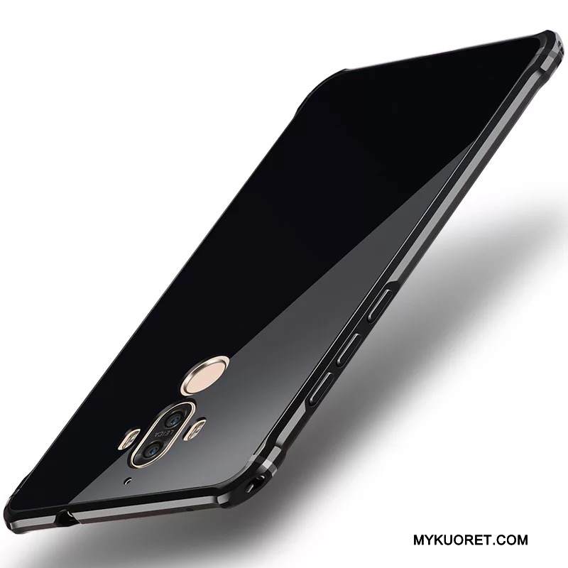 Kuori Huawei Mate 9 Metalli Musta Puhelimen Kuoret, Kotelo Huawei Mate 9 Suojaus