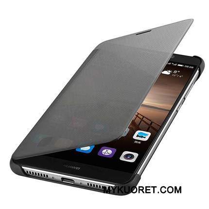 Kuori Huawei Mate 9 Nahka Puhelimen Kuoret Ultra, Kotelo Huawei Mate 9 Kuoret Murtumaton Ohut