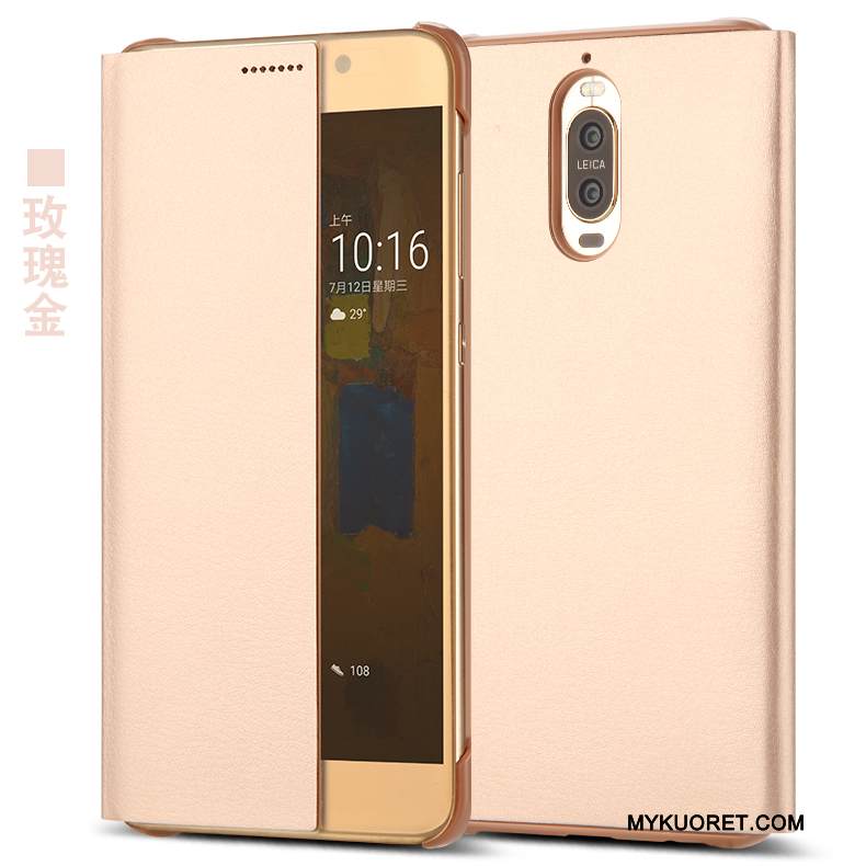 Kuori Huawei Mate 9 Pro Nahka Jauhe Puhelimen Kuoret, Kotelo Huawei Mate 9 Pro Suojaus