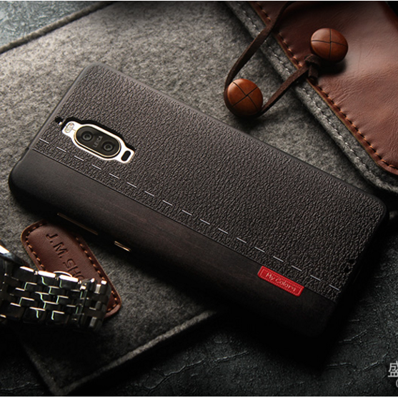 Kuori Huawei Mate 9 Pro Sarjakuva Murtumaton Ohut, Kotelo Huawei Mate 9 Pro Suojaus Musta Pesty Suede