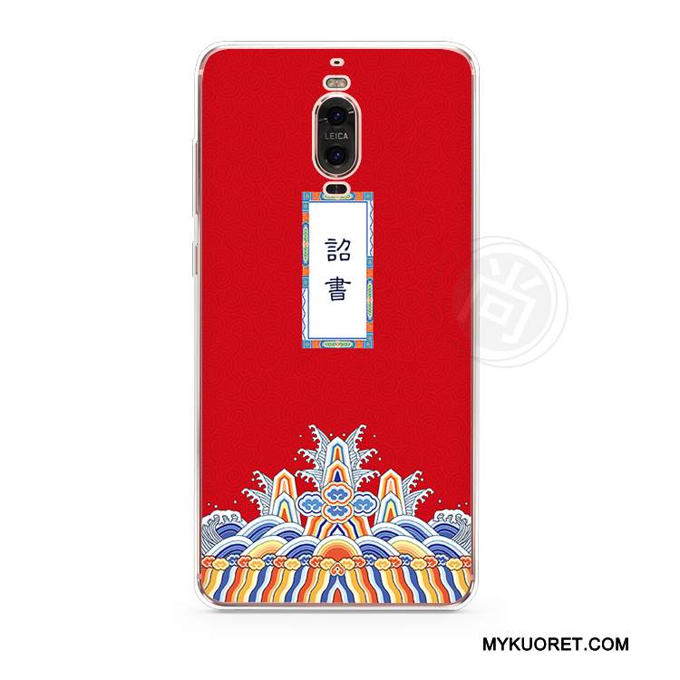 Kuori Huawei Mate 9 Pro Suojaus Persoonallisuus Punainen, Kotelo Huawei Mate 9 Pro Pehmeä Neste Trendi Puhelimen Kuoret