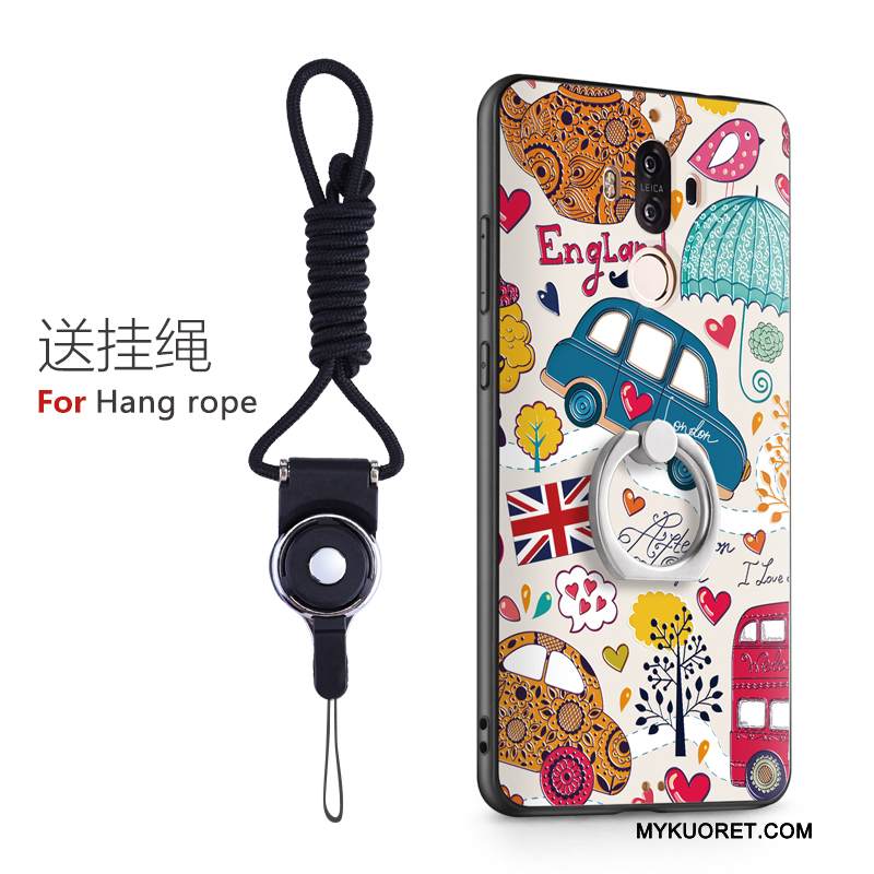 Kuori Huawei Mate 9 Silikoni Puhelimen Kuoret Rengas, Kotelo Huawei Mate 9 Monivärinen Murtumaton