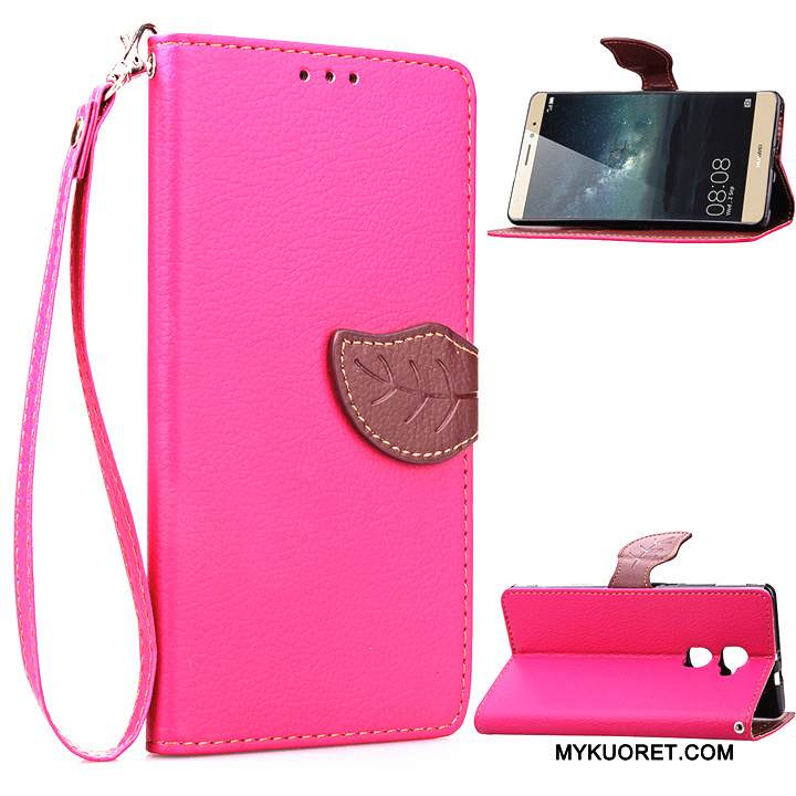 Kuori Huawei Mate S Kuoret Trendi Murtumaton, Kotelo Huawei Mate S Nahka Puhelimen Kuoret Punainen