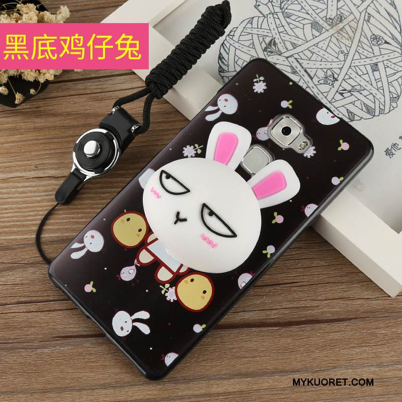 Kuori Huawei Mate S Laukut Puhelimen Kuoret Ripustettavat Koristeet, Kotelo Huawei Mate S Silikoni Musta