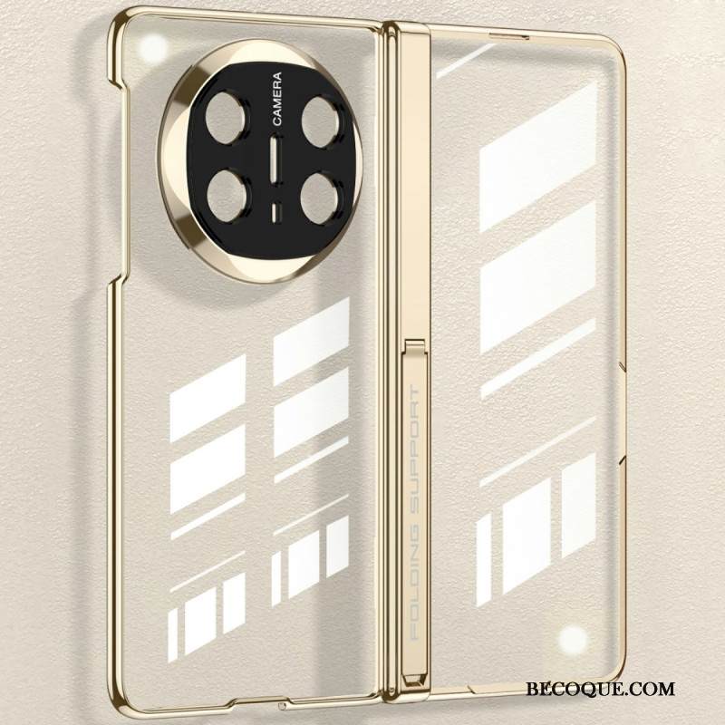 Kuori Huawei Mate X6 Läpinäkyvä Saranalla Ja Karkaistulla Lasilla