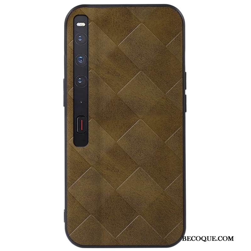 Kuori Huawei Mate XS 2 Ruutukuvioinen Tekonahka