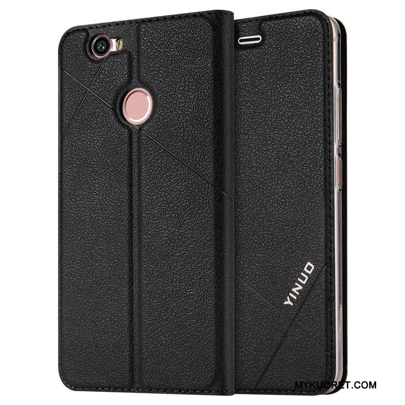 Kuori Huawei Nova Laukut Puhelimen Kuoret Musta, Kotelo Huawei Nova Suojaus Nuoret