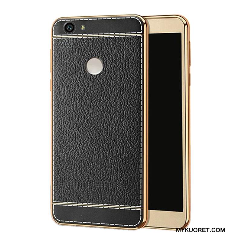 Kuori Huawei Nova Suojaus Kukkakuvio Musta, Kotelo Huawei Nova Pehmeä Neste Pinnoitus Trendi