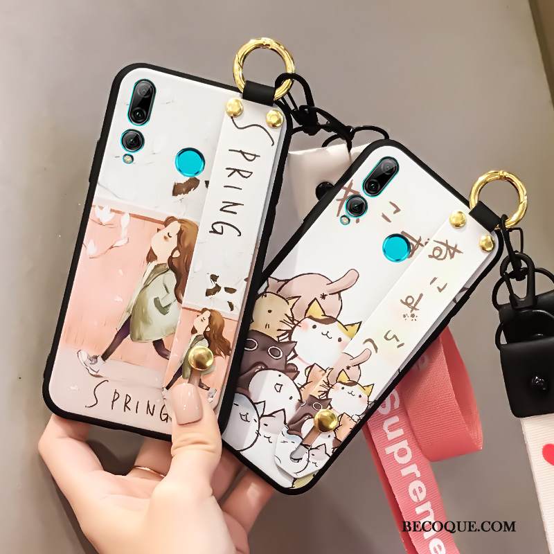 Kuori Huawei P Smart+ 2019 Silikoni Kissa Rakastunut, Kotelo Huawei P Smart+ 2019 Puhelimen Kuoret