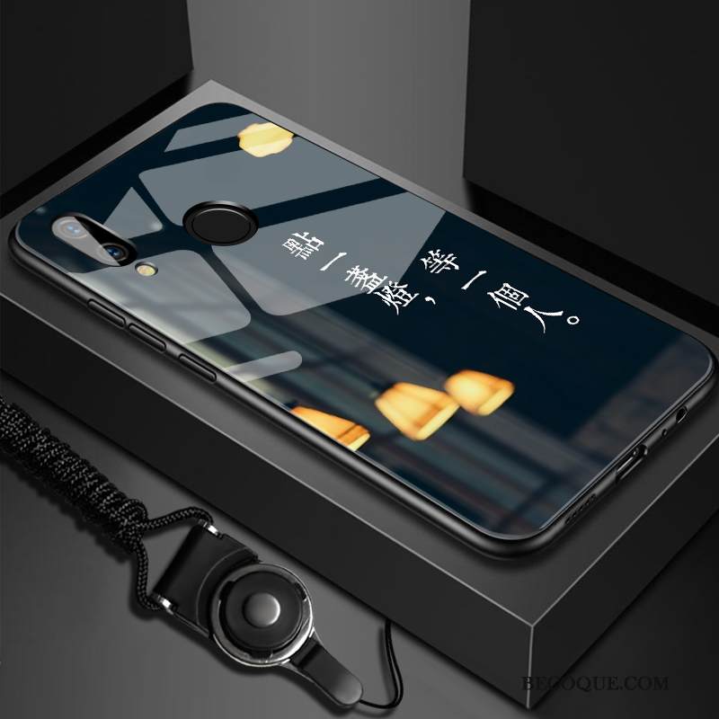 Kuori Huawei P Smart 2019 Suojaus Puhelimen Kuoret Sininen, Kotelo Huawei P Smart 2019 Muokata Lasi