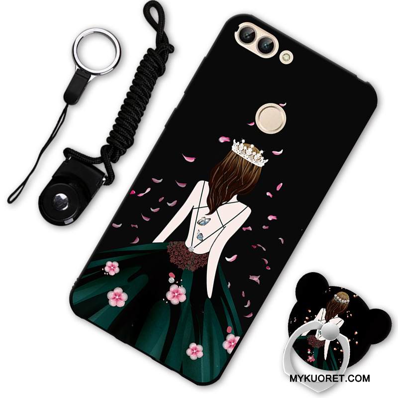 Kuori Huawei P Smart Pehmeä Neste Trendi Murtumaton, Kotelo Huawei P Smart Laukut Musta Puhelimen Kuoret