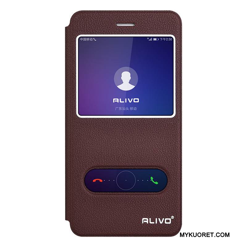 Kuori Huawei P Smart Suojaus Puhelimen Kuoret, Kotelo Huawei P Smart Nahka