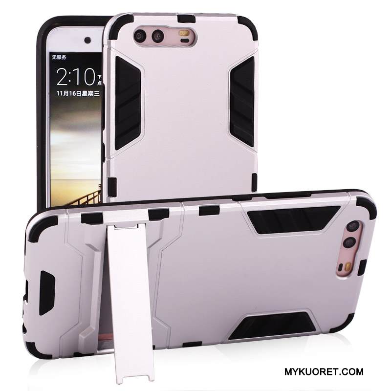 Kuori Huawei P10 Laukut Pesty Suede Kova, Kotelo Huawei P10 Tuki Hopea Murtumaton